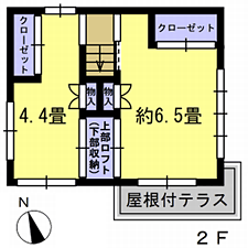 ２階間取り